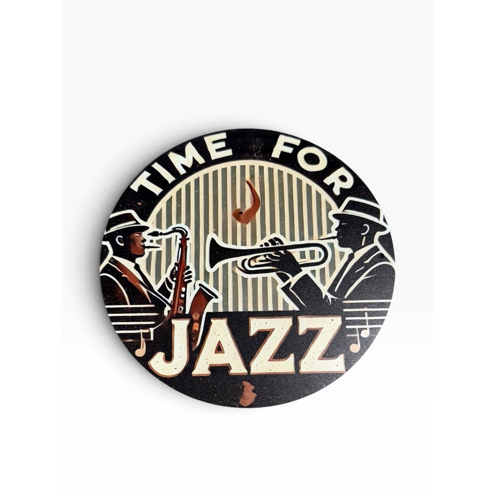 New Novelty Collectible Metal Sign TIME FOR JAZZ